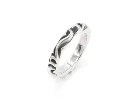 Silver Wave Ring - Eternal Wave Ring - Silver Tribal Ring