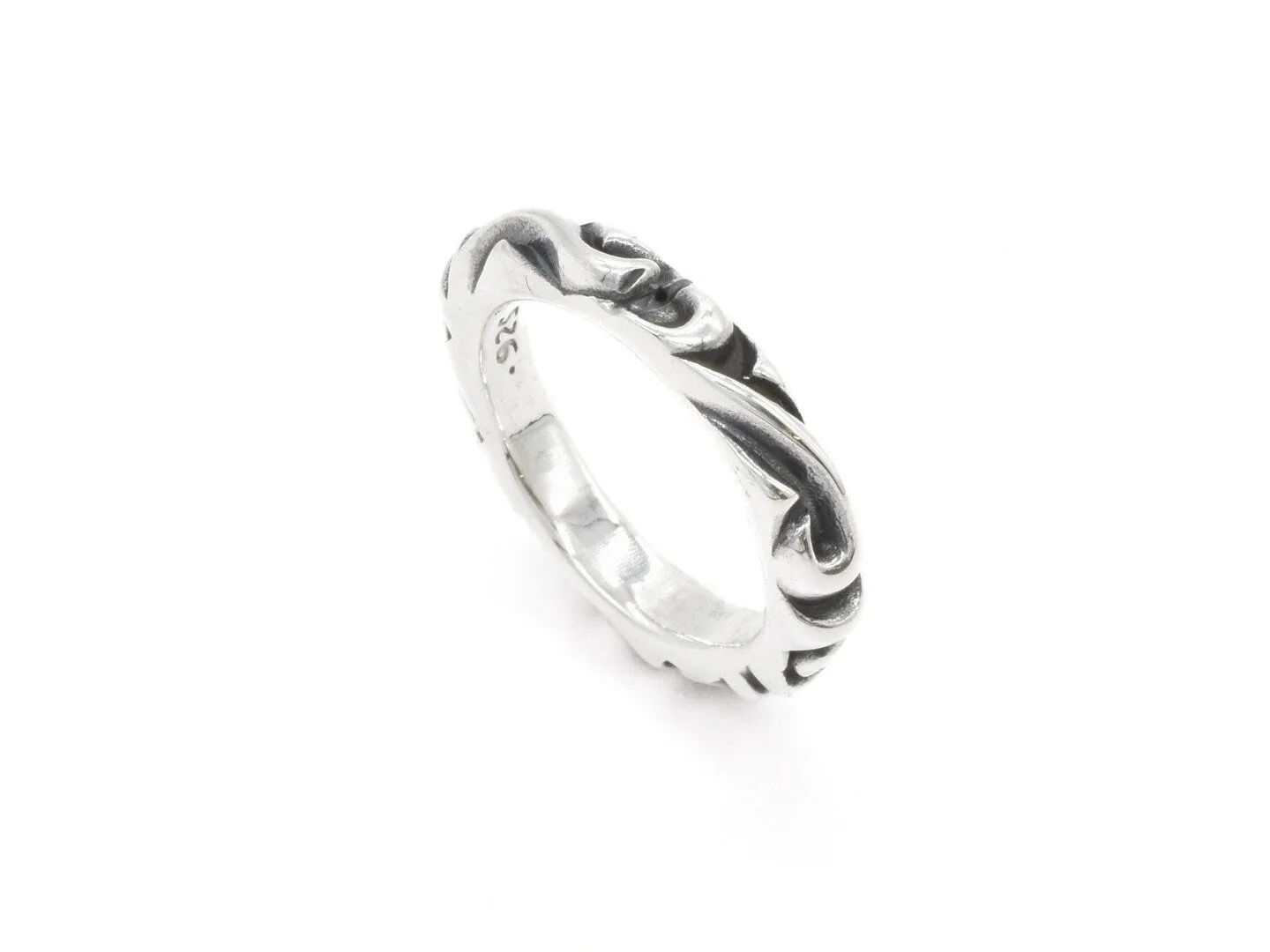 Silver Wave Ring - Eternal Wave Ring - Silver Tribal Ring