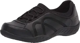 Skechers Work Slip on Bungee Womens Oil Resistant Shoes Lightweight 108005 Black