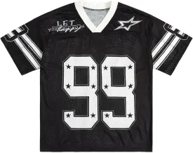SOLY HUX Mens Jersey Y2k Baggy Shirts Graphic Tees Oversized V Neck Tshirts Summer Tops