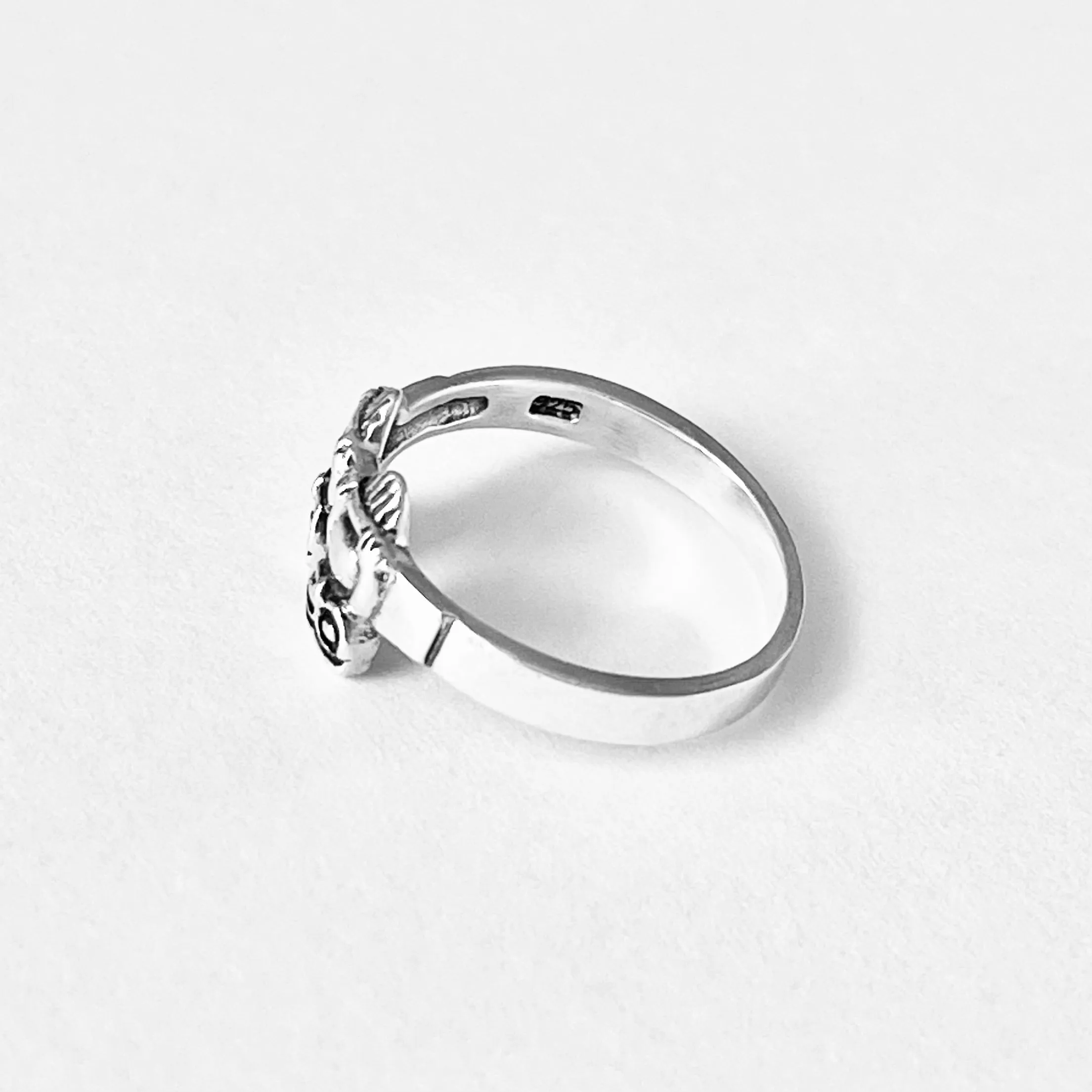 Sterling Silver Twin Owls Ring, Silver Rings, Spirit Bird Ring, Animals, Owl