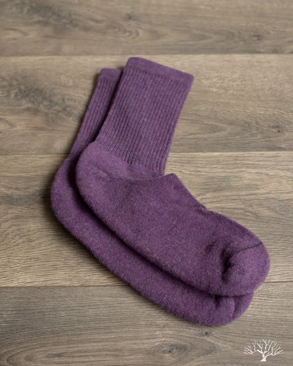Supermerino Crew Sock - Plum