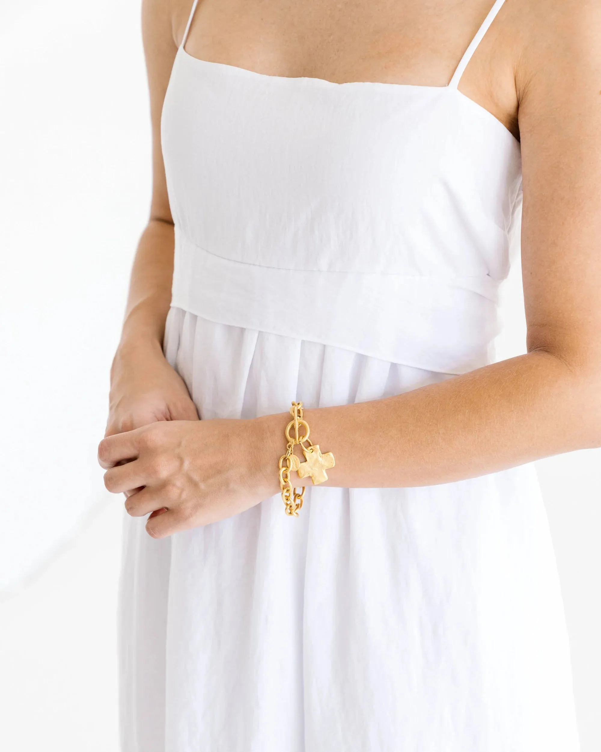 Susan Shaw Cross Toggle Bracelet