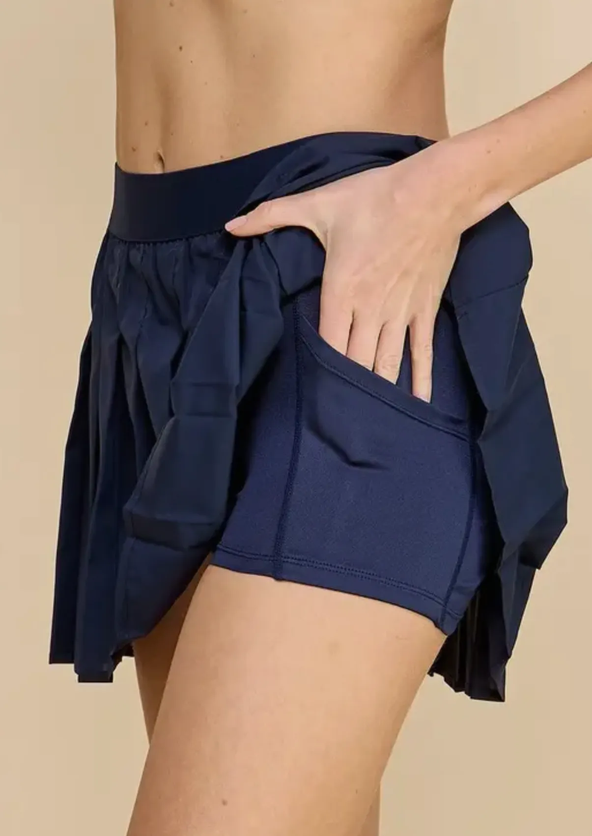 Time To Get Serious Pleated Skirt