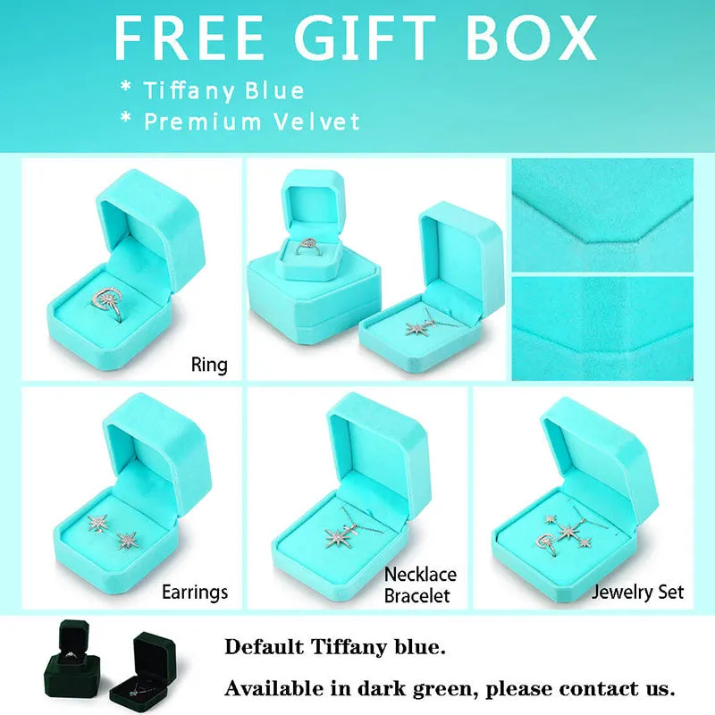 Tokyo Mart Square Birthstone May Emerald Necklace Pendant Women Girls Jewelry Birthday Gifts Sterling Silver