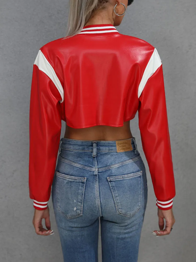 Toleet-Winter and Autumn Outfits Christmas/Thanksgiving_Crop Letter Graphic Trendy Raglan Sleeve Tee