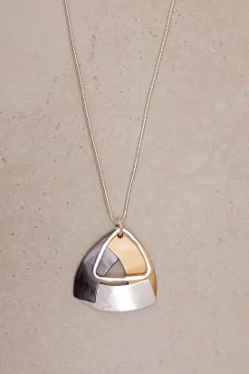 Trinity Geometric Necklace