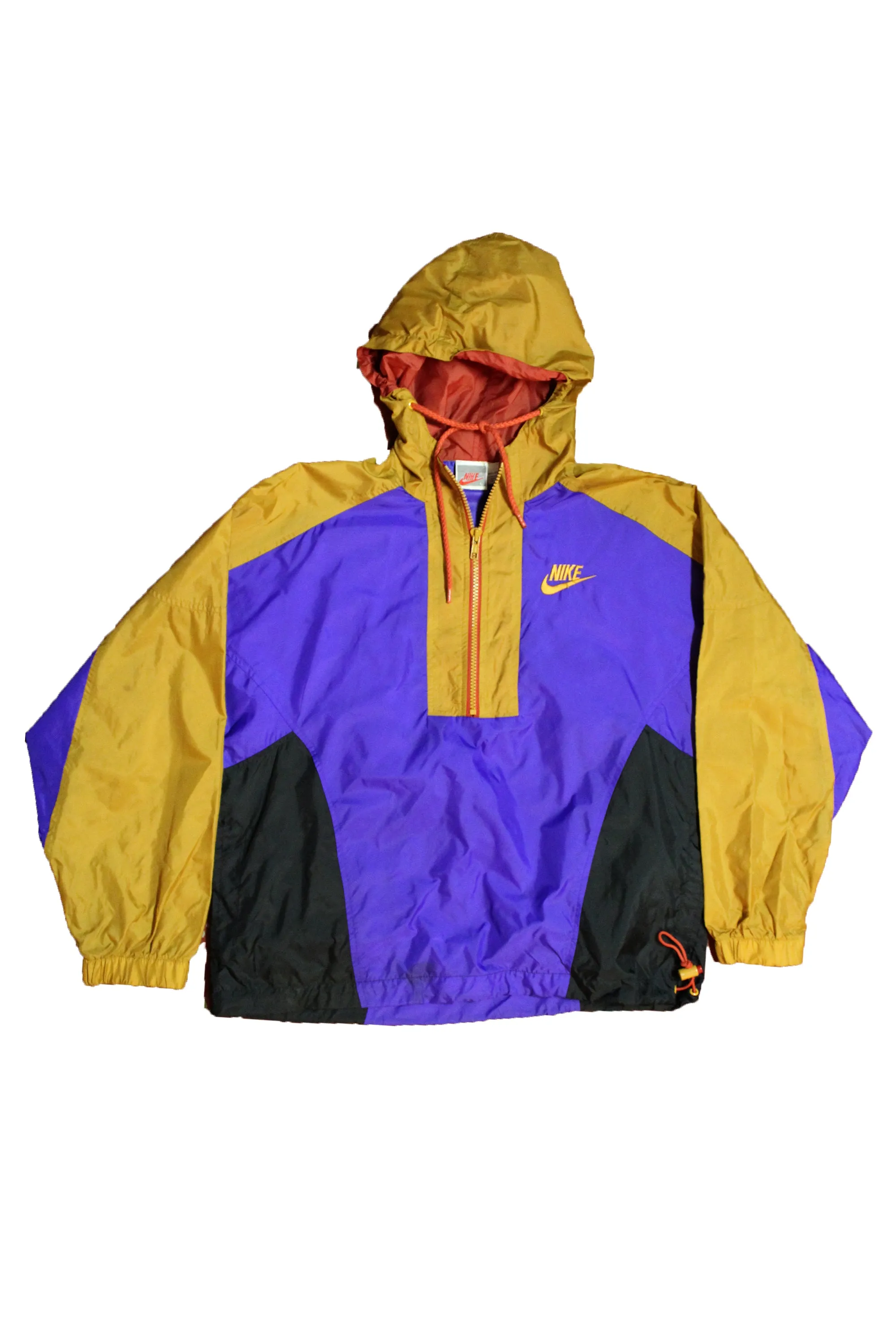Vintage 1990's Nike Pullover Hooded Windbreaker Jacket