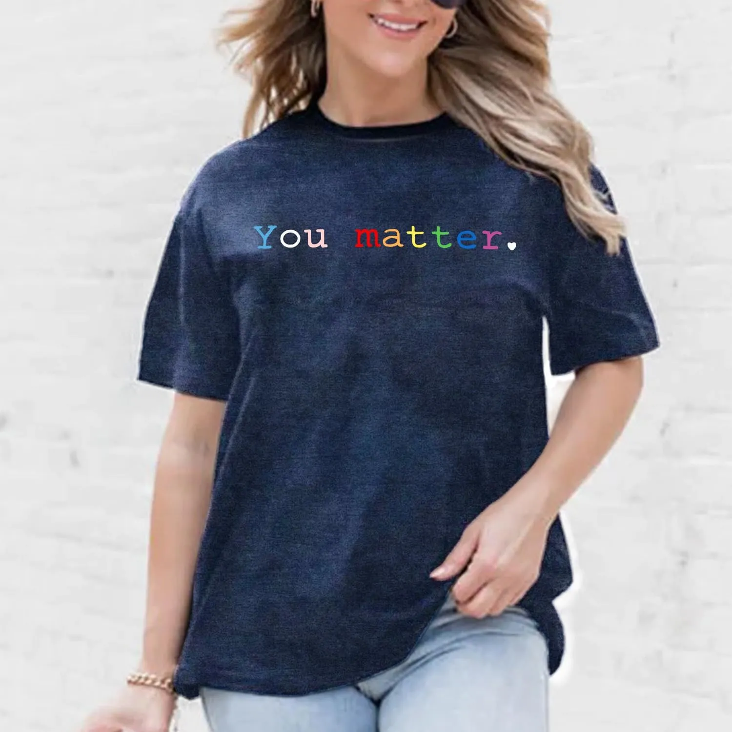 Womens LGBTQ Pride Shirts Free Mom Hugs Ally T-Shirt Rainbow Gay Less Pride Short Sleeve