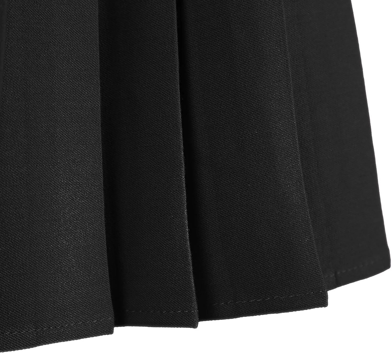 Women's Stretchy High Waist Tartan Pleated Mini Skirt Plaid Skater Skirts for Women and School Costume