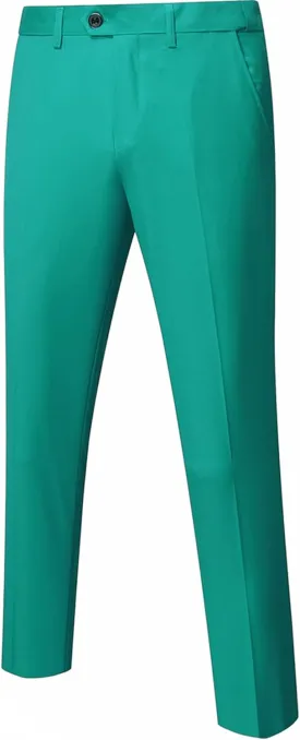 YND Men's Business Suit Pants Slim Fit Flex Flat Front Pant