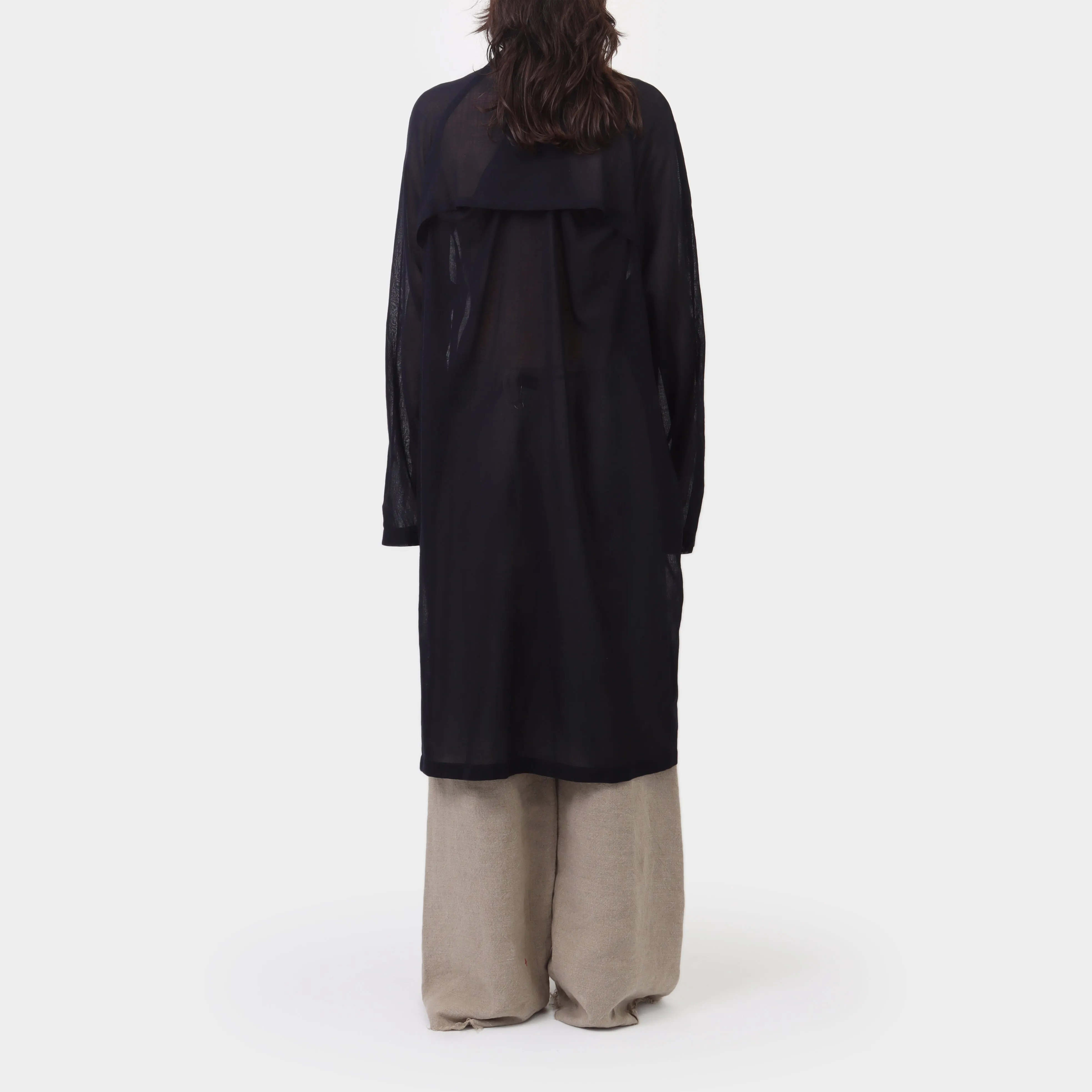 Zambesi Light Wool Gauze Trench Coat
