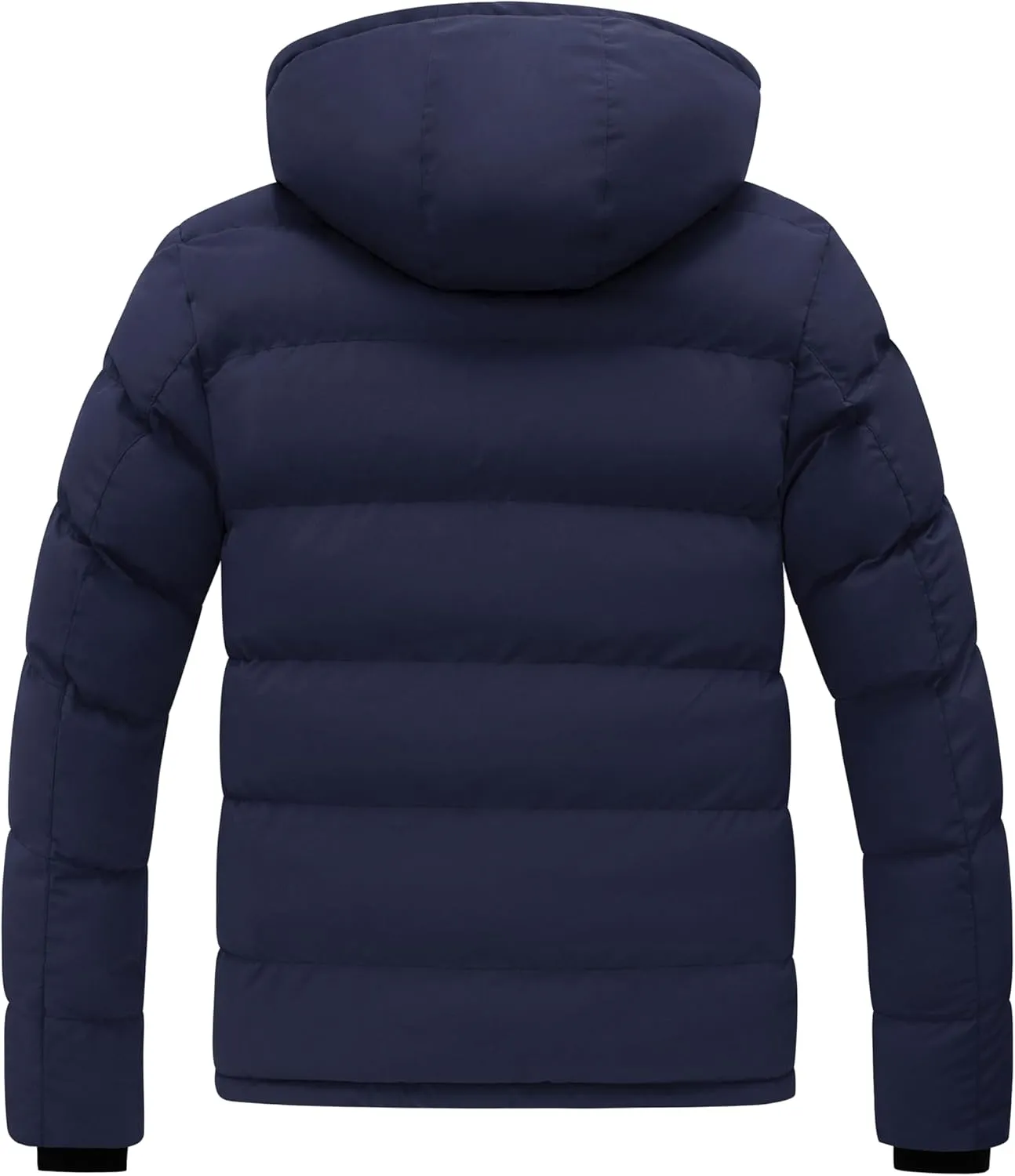 ZSHOW Men's Puffer Jacket Warm Hooded Winter Coat with Detachable Hood